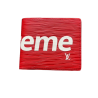 LV x Supreme Epi Red Wallet