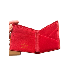 LV x Supreme Epi Red Wallet